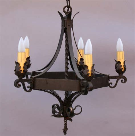 Classic Spanish Revival Chandelier At 1stdibs