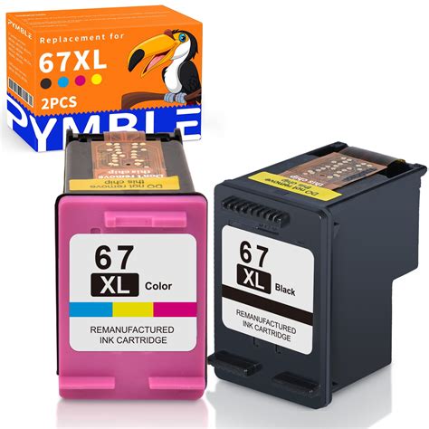 67xl 67 Ink Cartridge Fit For Hp 67 Xl 67xl For Hp Deskjet 2700 4152 4155 4100 2755 2742 2752