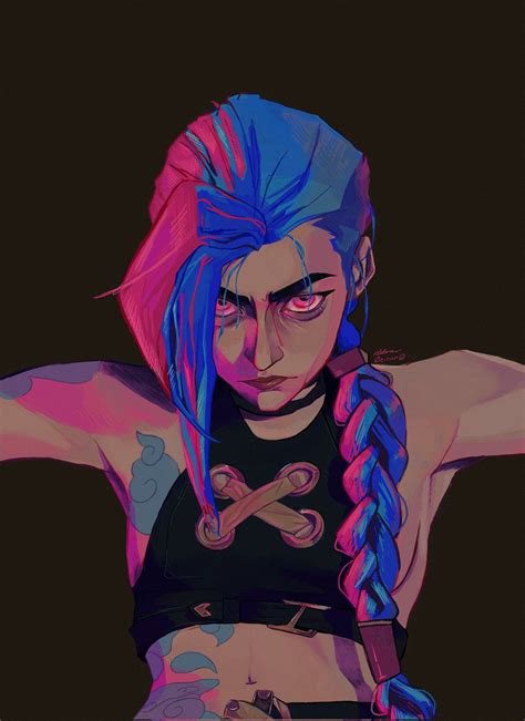 Jinx League Of Legends League Of Legends Characters Game Character Character Design Fan Art