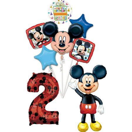 Mickey Mouse Party Supplies Nd Birthday Airwalker Balloon Bouquet