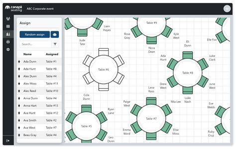 Seating plan - Event Management Platform for Virtual, Hybrid and Online ...