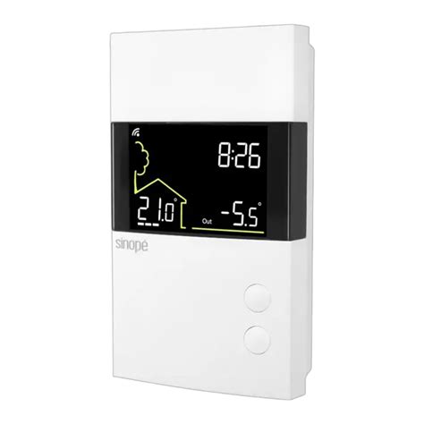 Sinope Th Wf Smart Double Pole Thermostat Manual Manualslib