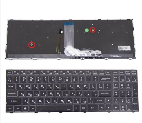 Клавиатура для (Fit RGB )Gigabyte 6-80-N15Z0 N815Z0 With RGB Backlit с ...