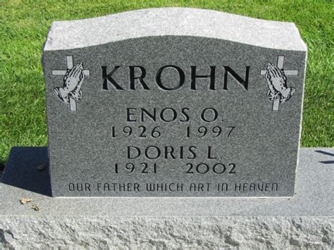 Enos O Krohn Find A Grave Memorial