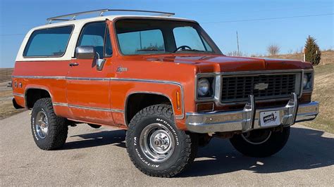 1974 Chevrolet K5 Blazer 4x4 Cheyenne Stock 1529 Youtube