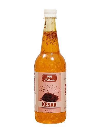 Yellow Bottle Love Mithaas Kesar Sarbat Syrup At Rs 200 Bottle In Pali