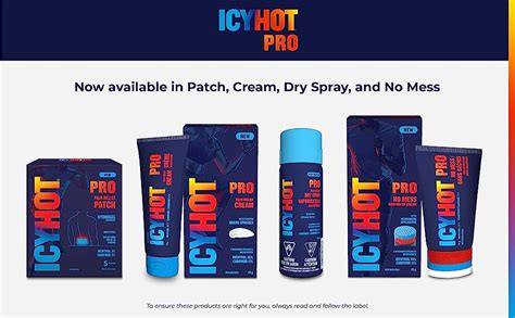 Icy Hot Pro No Mess Pain Relief Cream Relieves Minor Aches And Pains Of Muscles And Joints