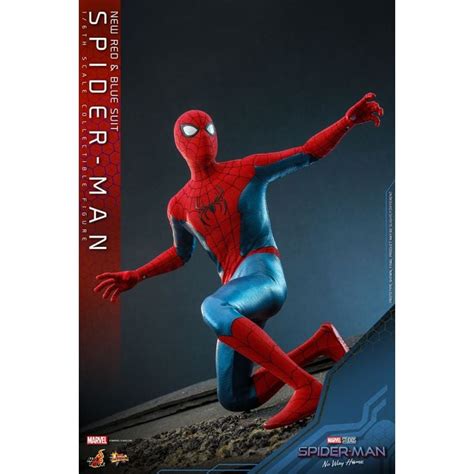 Spider Man New Red And Blue Suit MMS Hot Toys Spider Man No Way Home