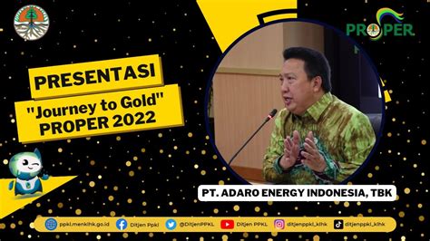 Cuplikan Presentasi Direktur Pt Adaro Energy Indonesia Tbk Youtube