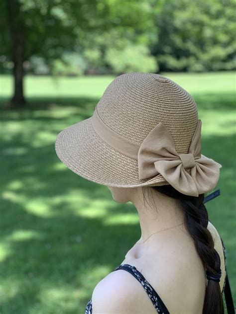 Summer Straw Hat Straw Hat Beach Beach Hat Summer Hats Sun Visor