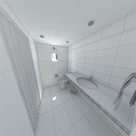 Bathroom Free 3d Model Obj Max Mtl Free3d