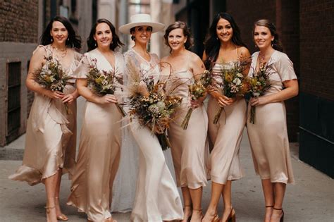 Top Satin Bridesmaid Dresses For Roses Rings