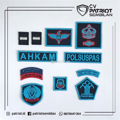 Jual Badge Pdh Pdl Kumham Timbul Terbaru Full Bordir Shopee Indonesia