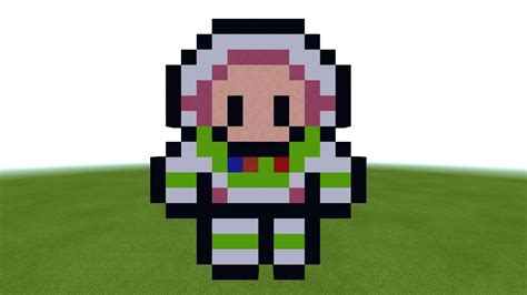 Minecraft Pixel Art Buzz Lightyear Youtube