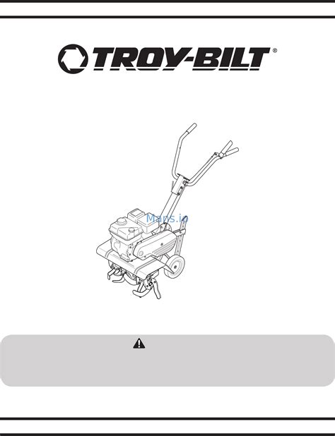 Troy Bilt Colt Ft Full Product Manual Online