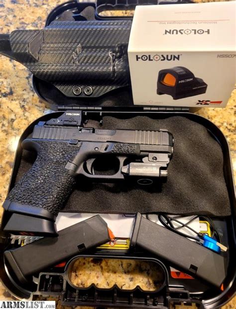 Armslist For Sale Trade Glock 19 Gen 5 Custom Mos With Holosun 507c Red Dot