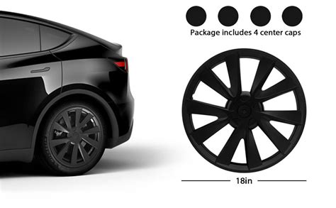 Amazon Octomo Pcs Compatible With Tesla Model Wheel Covers