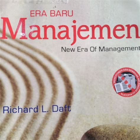 Jual Era Baru Manajemen Edisi Buku Richard L Daft Shopee Indonesia