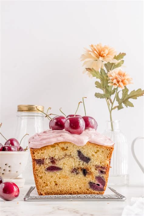 Easy Cherry Loaf Cake Recipe Maple And Thyme