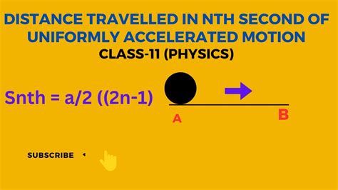 Sn U A 2 2n 1 Distance Travelled In Nth Sec Of Uniformly