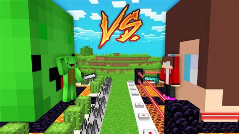 Mikey Vs Jjs Security House Battle In Minecraft Noob Vs Pro Mazien Mizen Mazien Parody