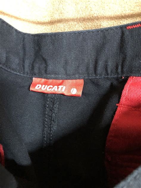 Ducati Corse Black Multi Pocket Cargo Pants Sz 52 Eur Gem