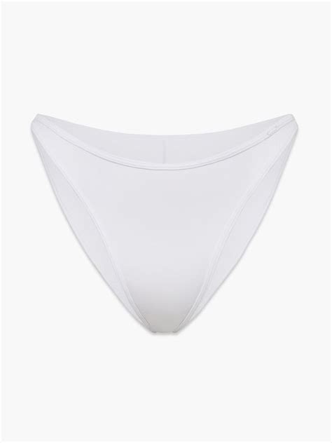 Cotton Essentials String Bikini Panty In White Savage X Fenty France