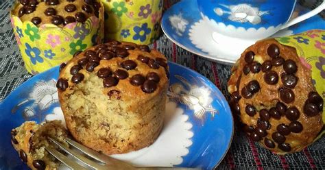 Resep Simple Choco Chip Banana Muffin Oleh Tuty Ghafsha Cookpad