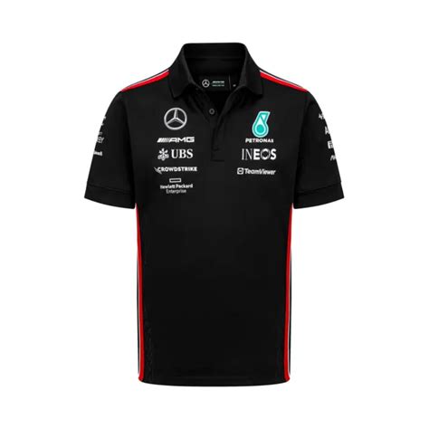 Mercedes Amg Petronas F Team Rain Jacket Mens Black Size Xl