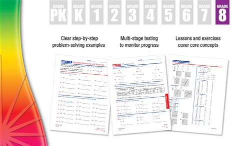 Spectrum 8th Grade Math Workbooks Geometry Rational And Irrational Numbers