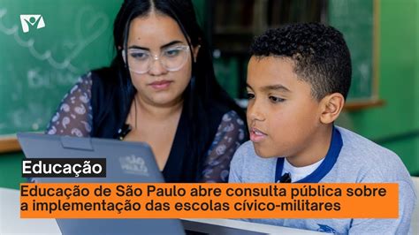 Educação de São Paulo abre consulta pública sobre a implementação das