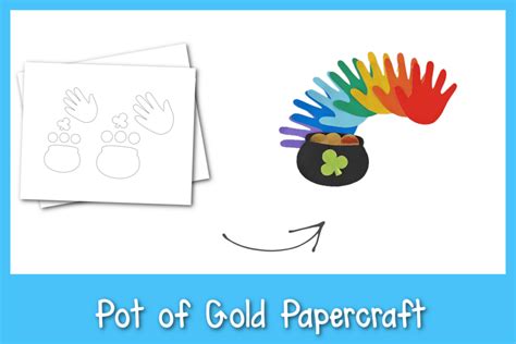 Pot Of Gold Handprint Craft