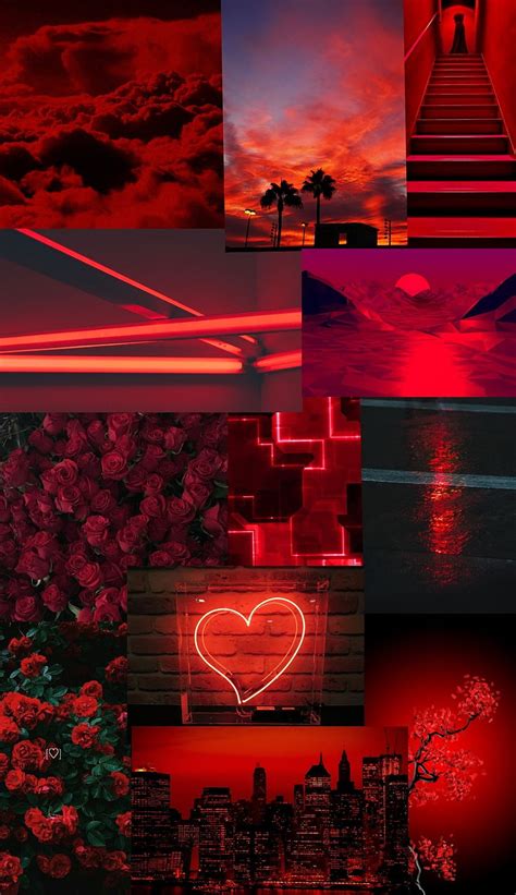 Discover 54+ red heart aesthetic wallpaper best - in.cdgdbentre