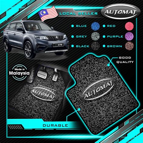 Original Proton X70 CKD 2020 Present Car Mat Floor Mat Carpet