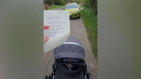 Essex Mum Begs Drivers Not To Park Their Cars On The Pavement Bbc News