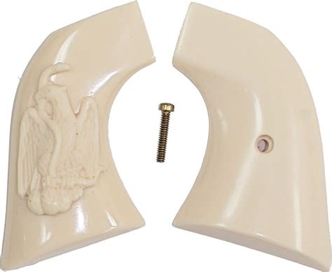 Colt Saa Oversize Ivory Like Grips Mexican Eagle Snake St Nd Gen