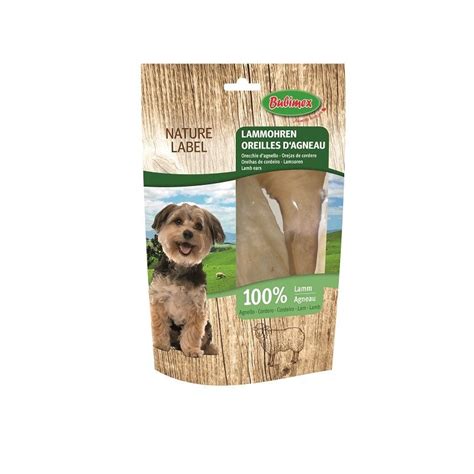 Friandises Naturelles Pour Chien Oreilles D Agneau X4 BUBIMEX