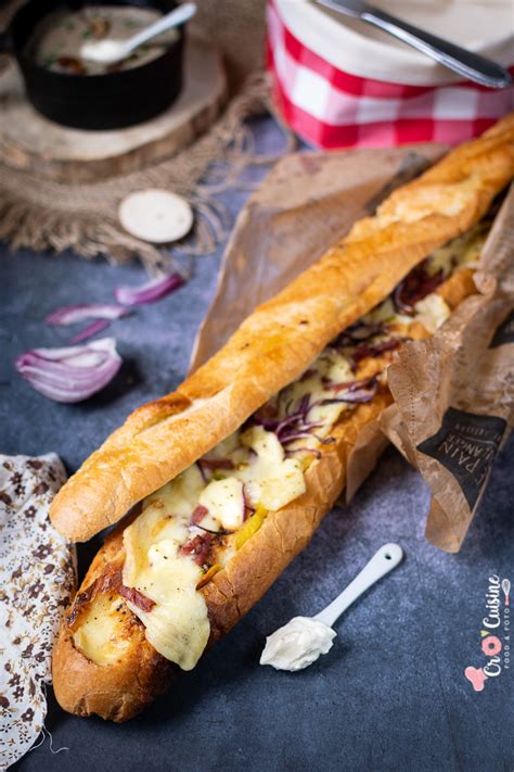 Baguette Farcie Ultra Raclette Croustillante Cuisine Et Gourmandises