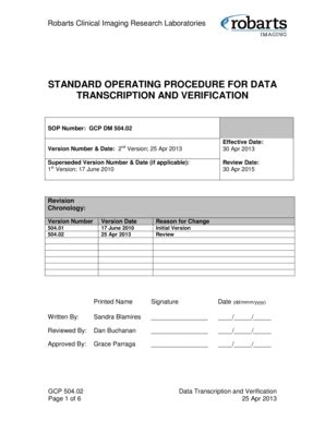 Fillable Online Robarts Clinical Imaging Research Laboratories Standard