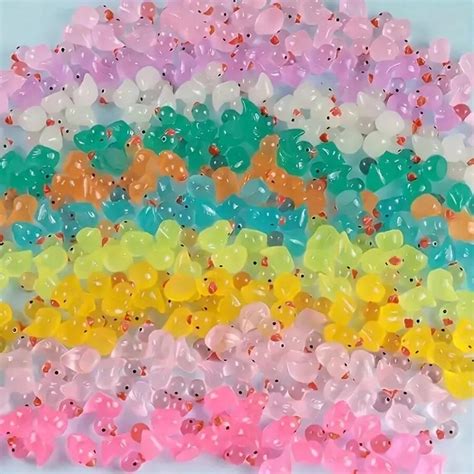 30 Pieces Mini Small Resin Ducks Small Miniature Plastic Ducks Bulk ...