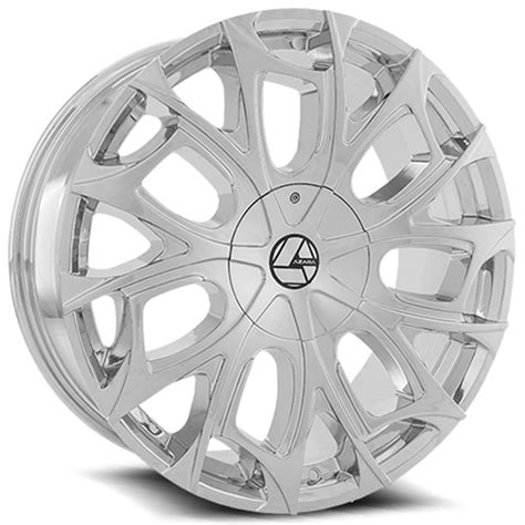 22x8 5 Azara Wheels AZA 512 Chrome Rims AZA012 1