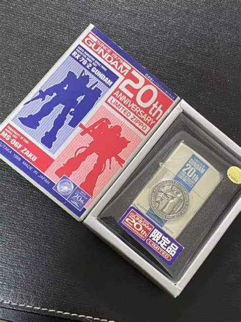 Zippo Gundam Rx Th Anniversary Limited Edition Vintage