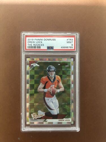 2019 Panini Donruss Drew Lock The Rookies RC TR3 PSA 9 MINT EBay