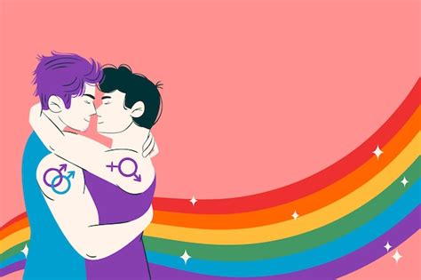 Fondo Plano Para La Celebración Del Mes Del Orgullo Vector Gratis