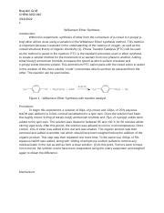 William Ether Synthesis Lab Report Docx Braydon Groff Chem