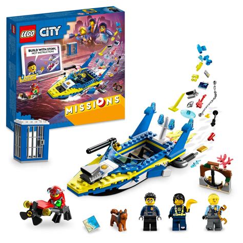 LEGO City klocki Śledztwa wodnej policji 60355 LEGO Sklep EMPIK