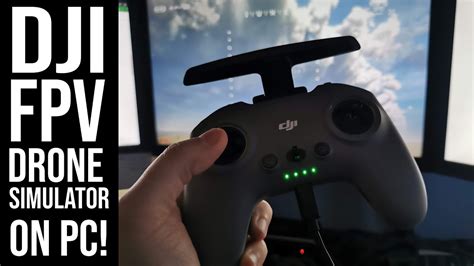 Dji Fpv Drone Train On Your Pc With The Fpv Controller No Virtual