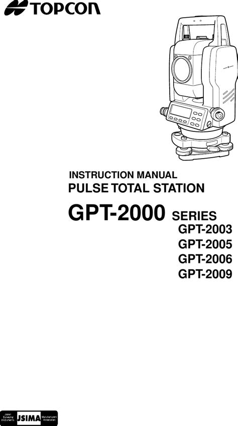 Topcon Gts User Guide