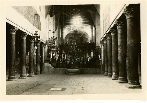 Interior of the Church of Nativity, Bethlehem | The Digital Collections ...