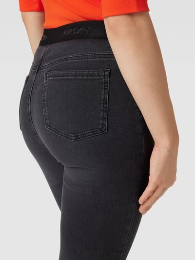 Marc Cain Jeans Mit Elastischem Bund Modell SIENA Anthrazit Online